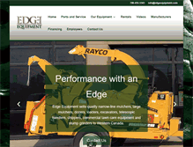 Tablet Screenshot of edgeequipment.com